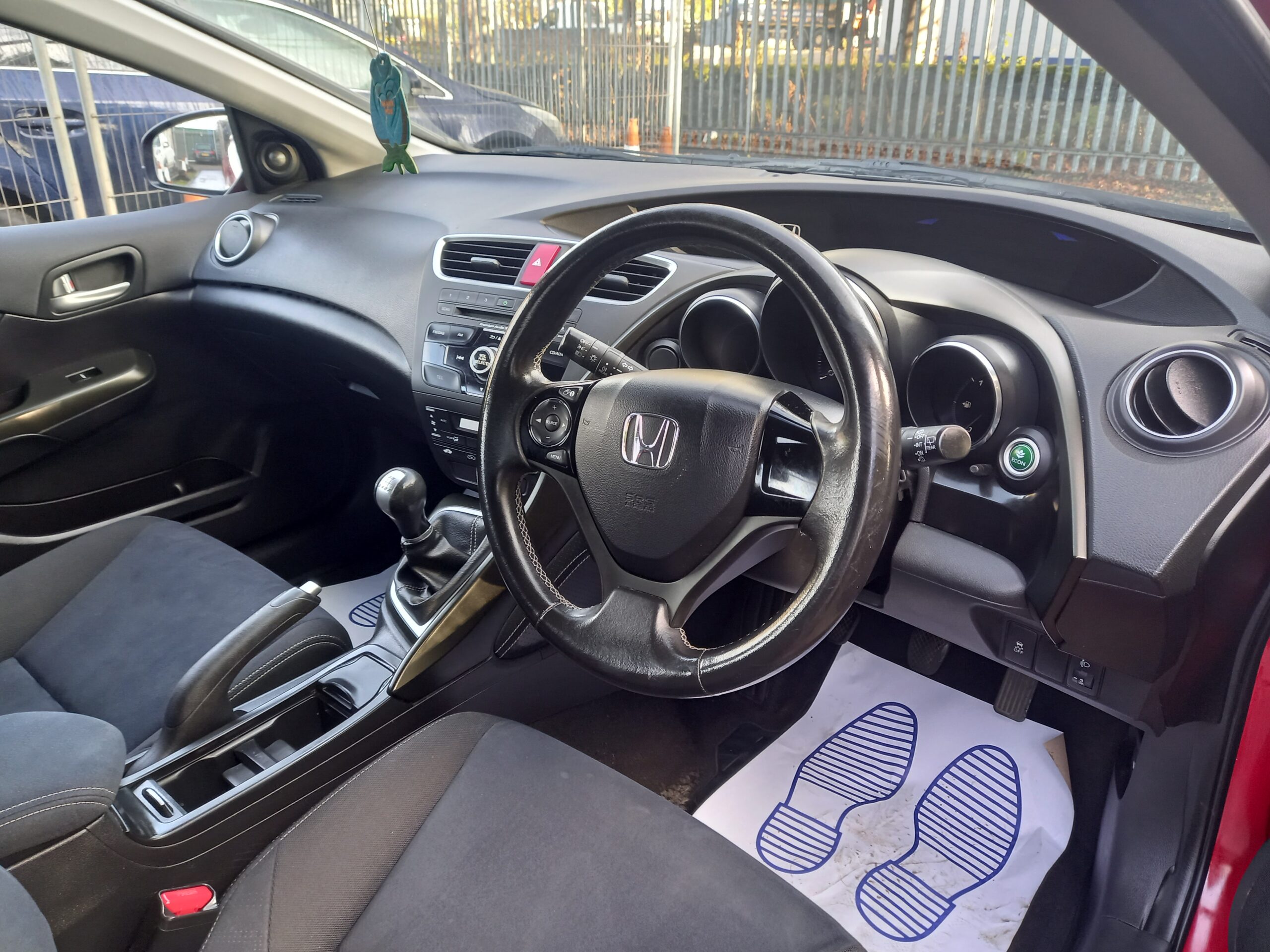 HONDA CIVIC 1.6 i-DTEC S 5dr 73,000 Miles Full Service History £20 tax 3 Months Warranty - Image 13