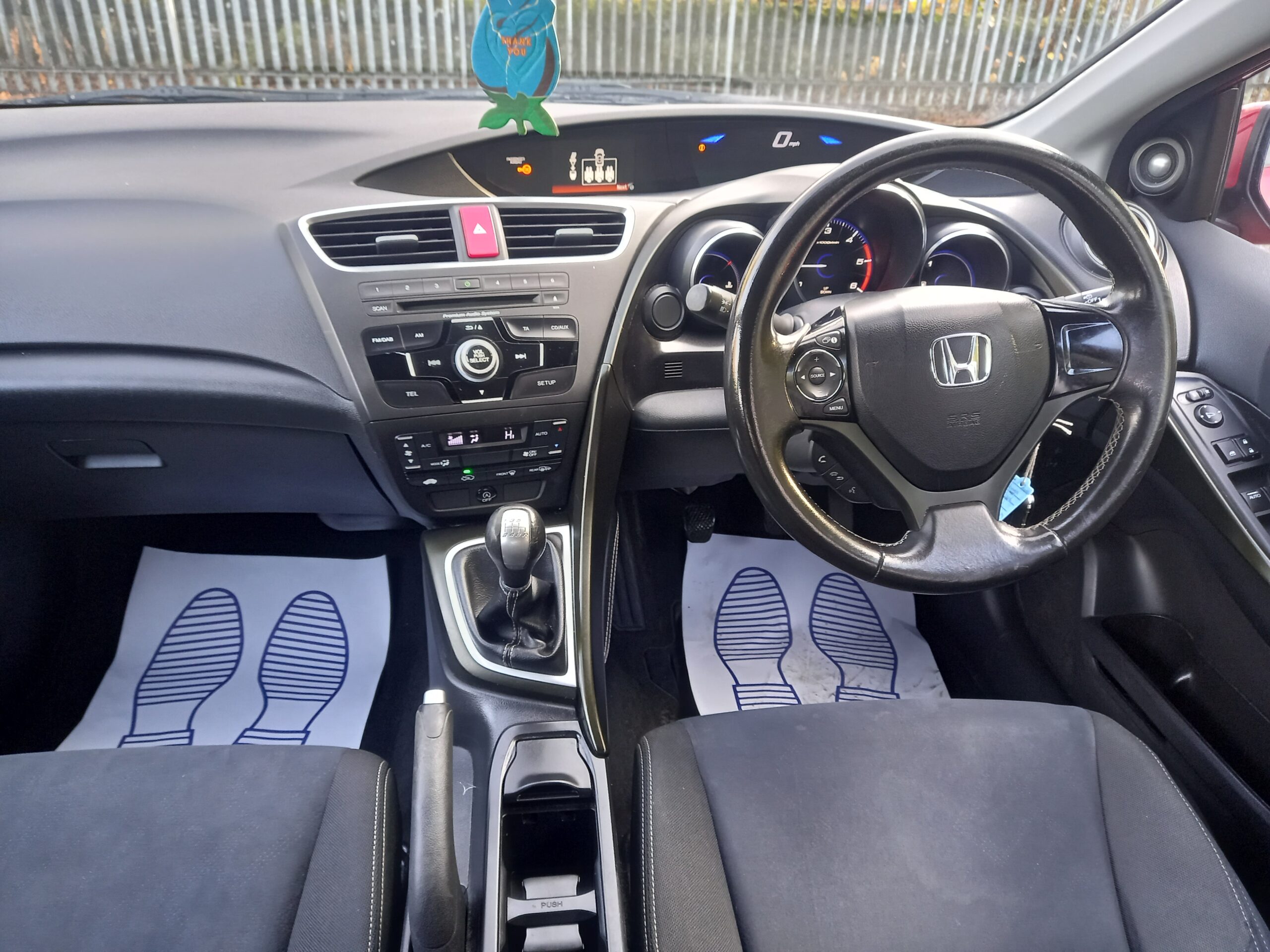 HONDA CIVIC 1.6 i-DTEC S 5dr 73,000 Miles Full Service History £20 tax 3 Months Warranty - Image 17