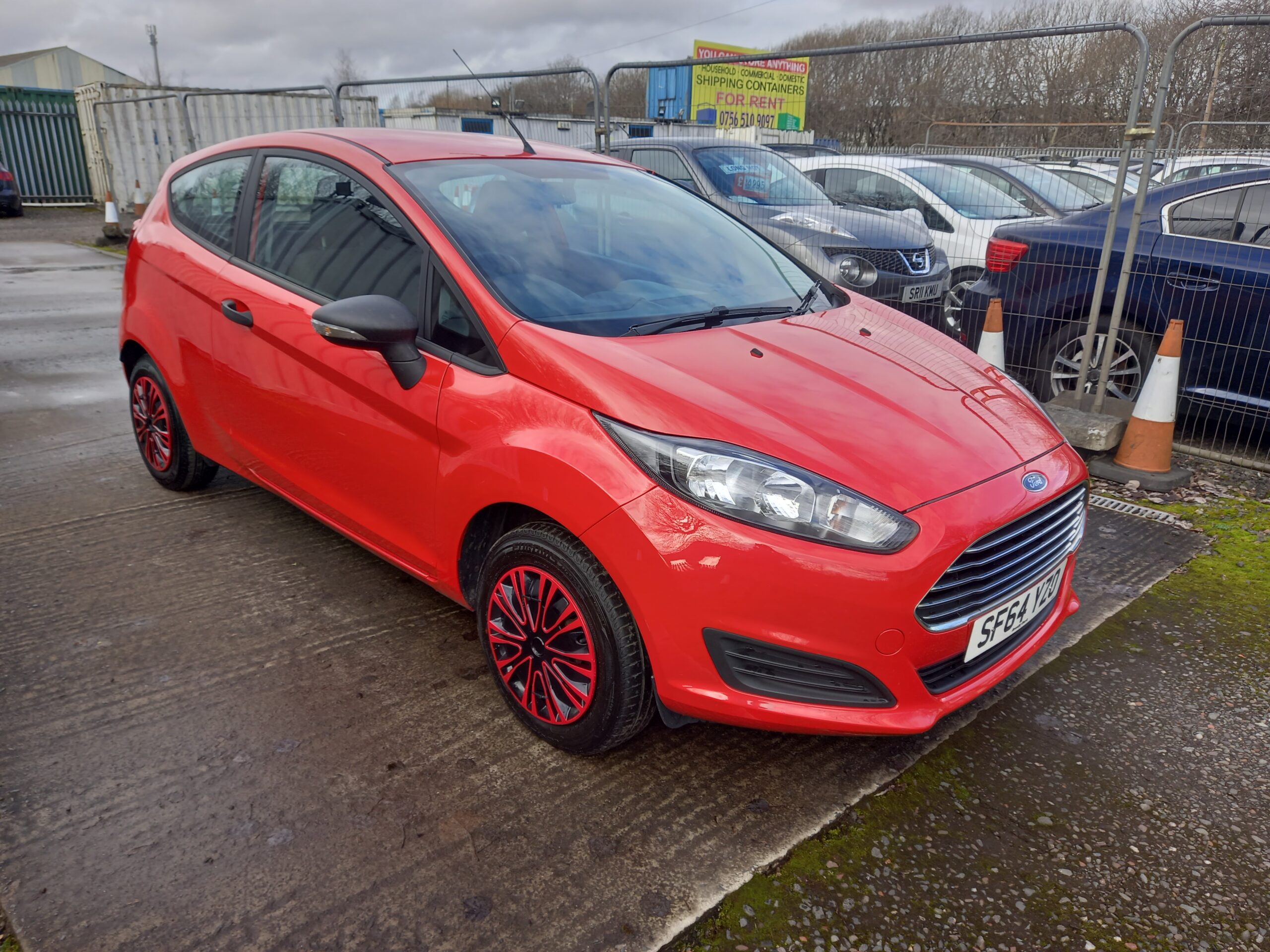 FORD FIESTA 1.25 Studio 3dr 2014 red 57,000 miles £35 road tax 3 Months Warranty - Image 7