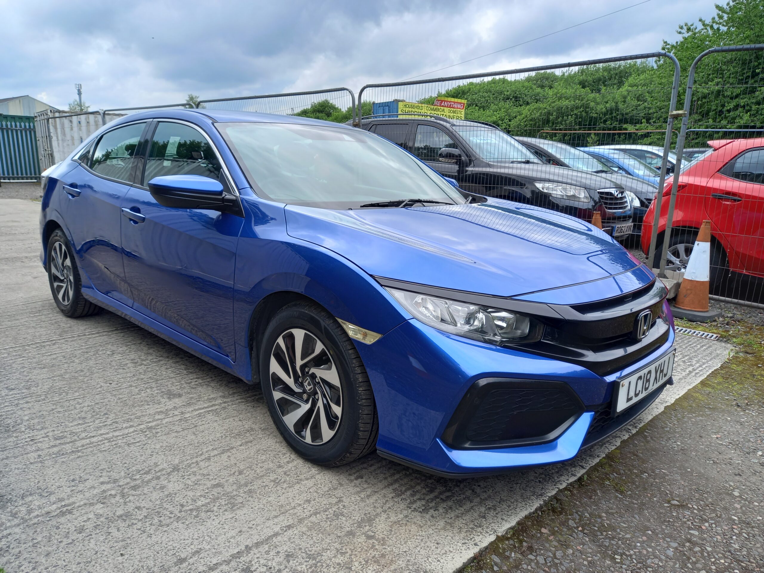 HONDA CIVIC 1.6 i-DTEC SE 5dr blue 2018 93,000 Miles Full Service history Ulez Complinat 3 Months Warranty - Image 10