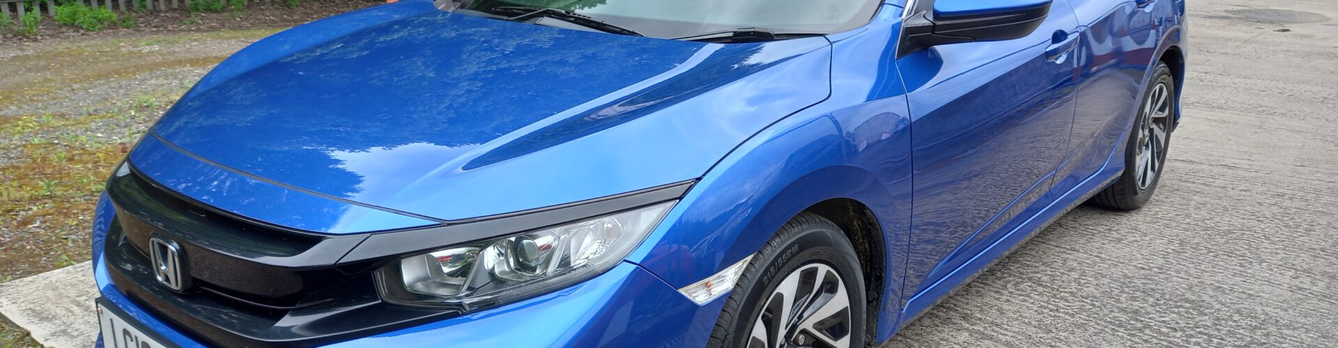 HONDA CIVIC 1.6 i-DTEC SE 5dr blue 2018 93,000 Miles Full Service history Ulez Complinat 3 Months Warranty