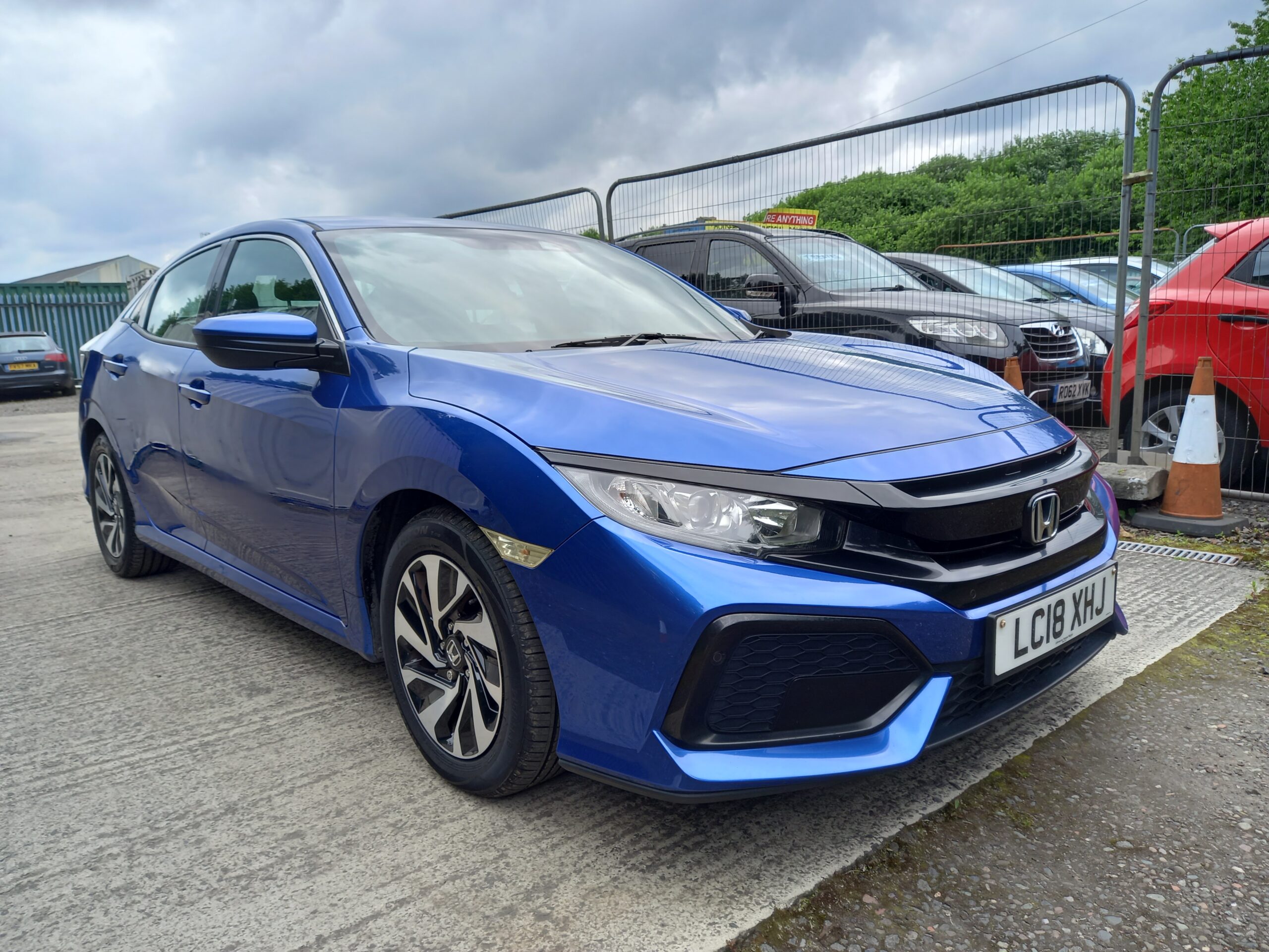 HONDA CIVIC 1.6 i-DTEC SE 5dr blue 2018 93,000 Miles Full Service history Ulez Complinat 3 Months Warranty - Image 8
