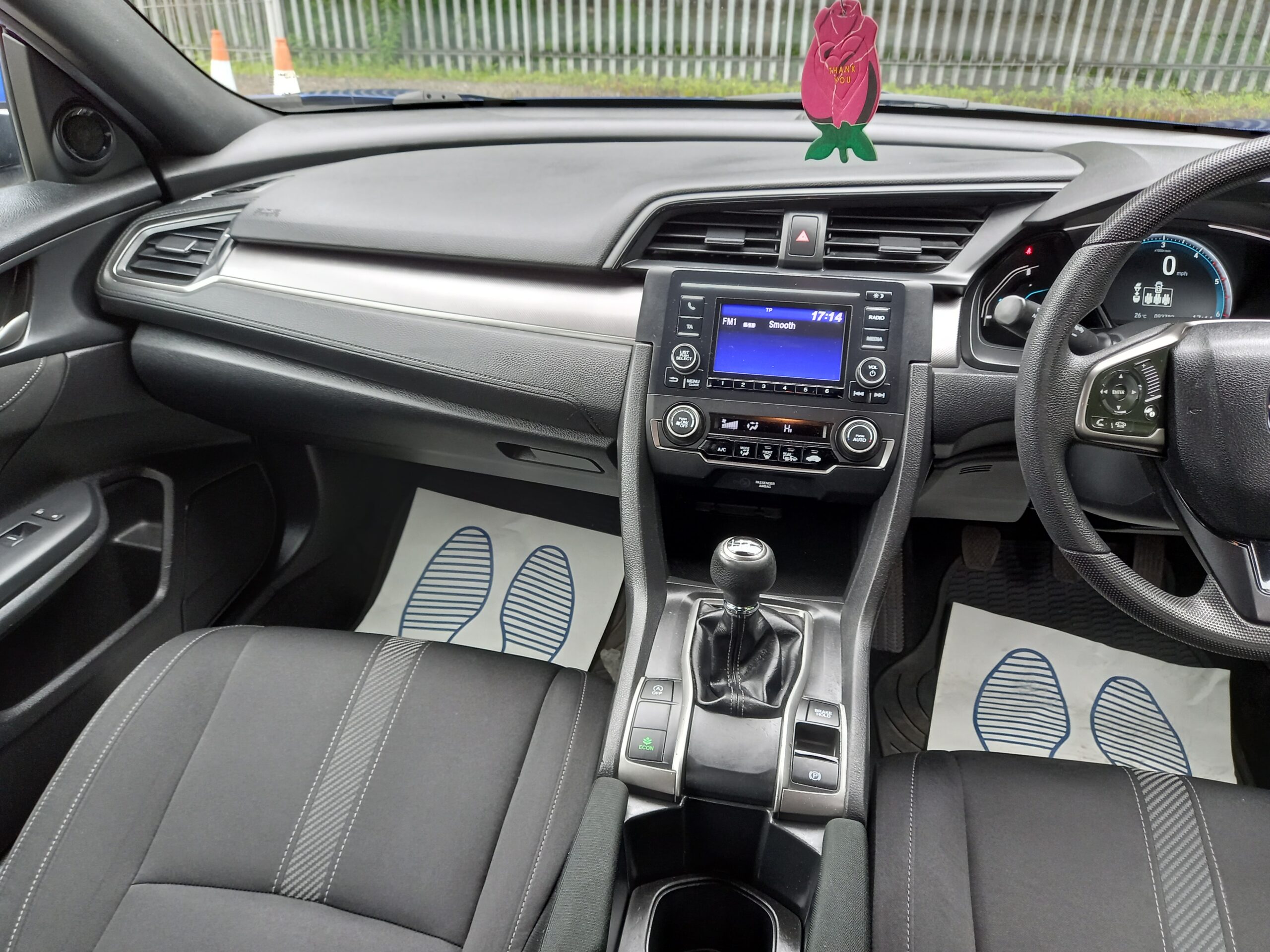 HONDA CIVIC 1.6 i-DTEC SE 5dr blue 2018 93,000 Miles Full Service history Ulez Complinat 3 Months Warranty - Image 20