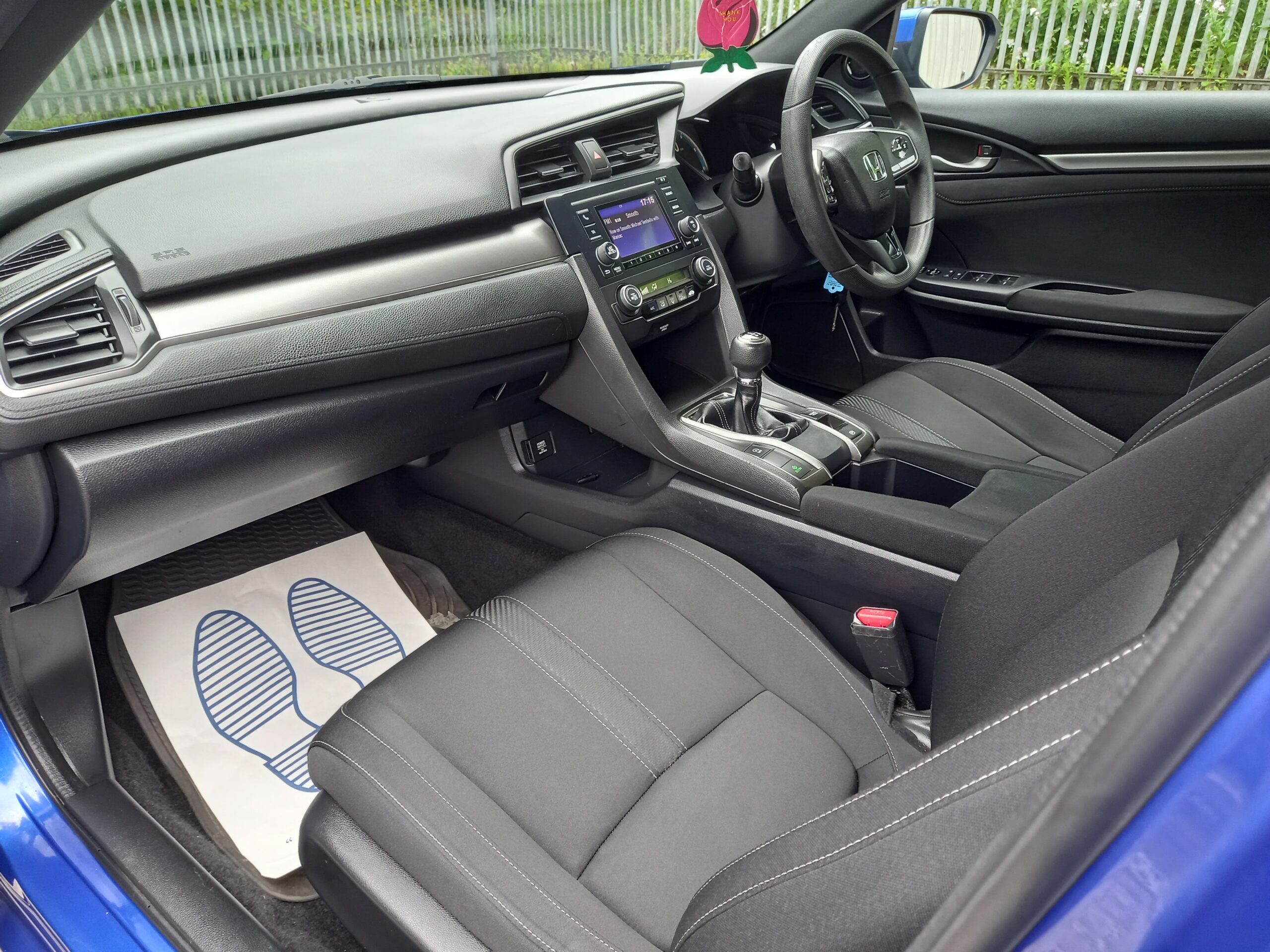 HONDA CIVIC 1.6 i-DTEC SE 5dr blue 2018 93,000 Miles Full Service history Ulez Complinat 3 Months Warranty - Image 24