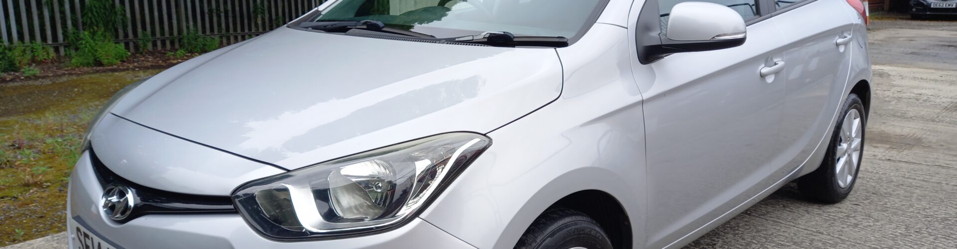 HYUNDAI I20 1.2 Active 5dr 2014 silver 68,000 Miles Full Service History 3 Months Warranty