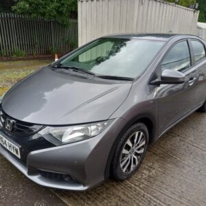 HONDA CIVIC 1.6 i-DTEC SE Plus 5dr 2014 Grey 124,000 Miles £20 tax 3 Months Warranty